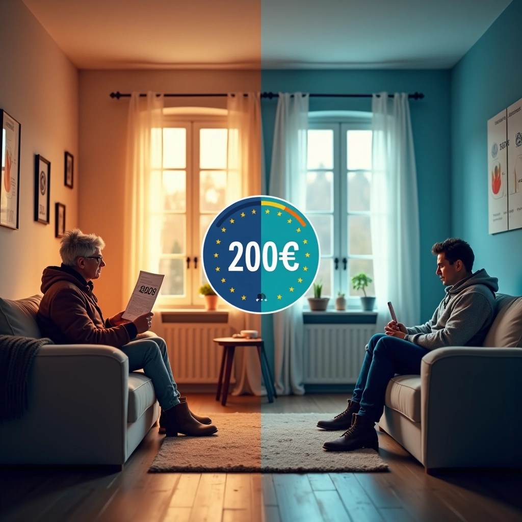 200 euros de gaz par mois